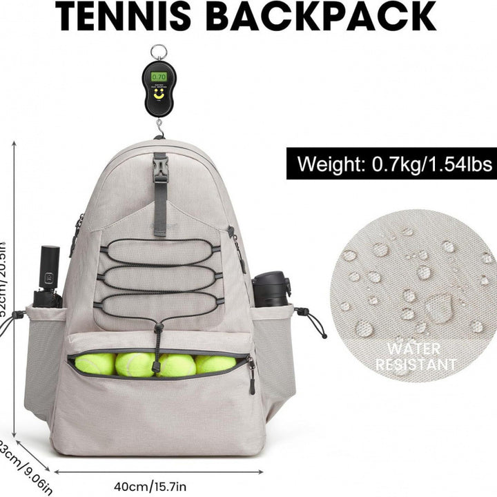 Sporty tennis backpack with shoe compartment Bowlift