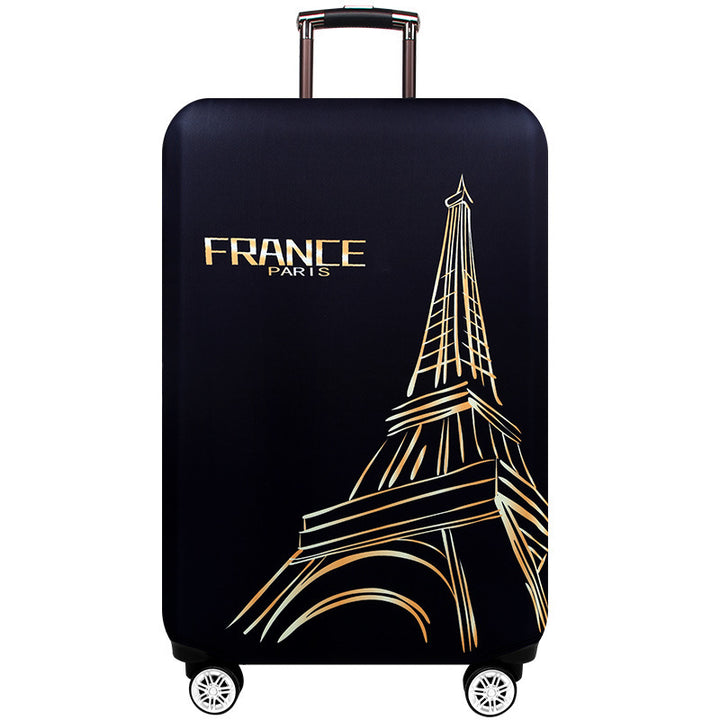 Women's hard-shell suitcase in elegant New York skyline design Bowlift