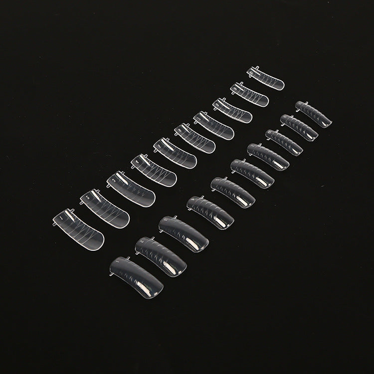 Clear Press-On Nail Tips Bowlift
