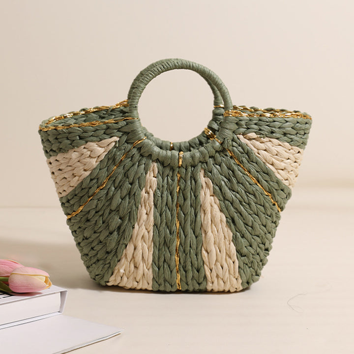 Handcrafted basket bag in modern design Bowlift
