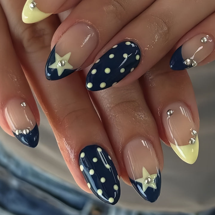 Artistic Press-On Nail Art Set Bowlift