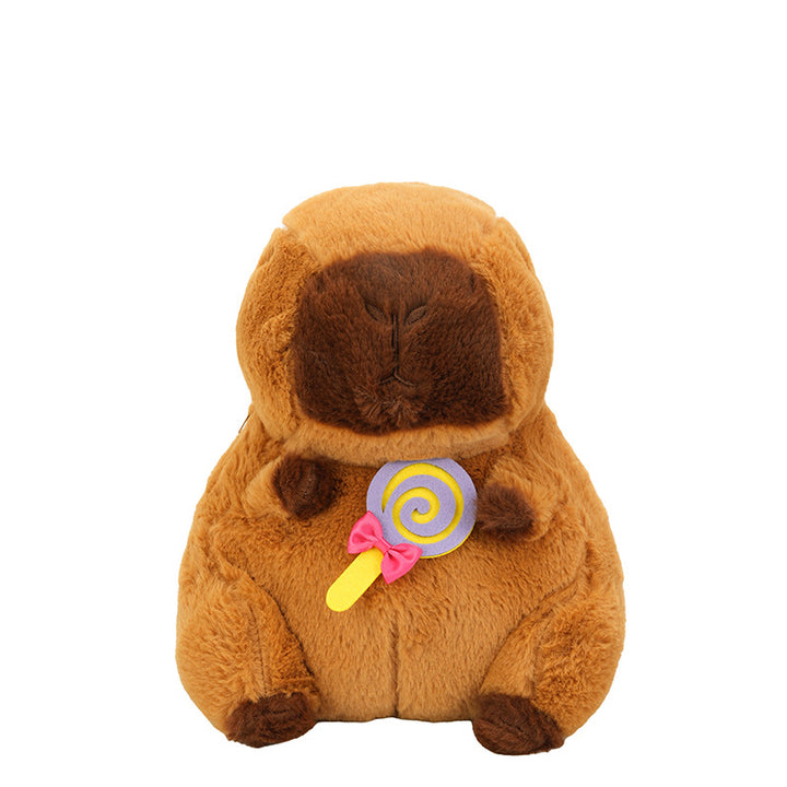 Stuffed animal with lollipop application Bowlift