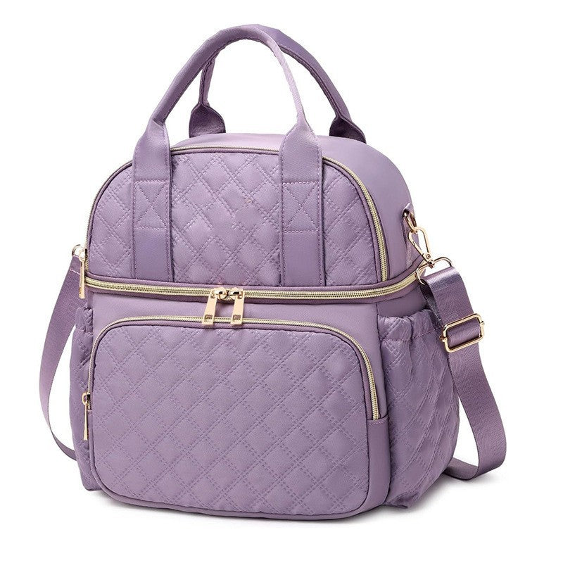 Elegant and Spacious Quilted Shoulder Bag Bowlift