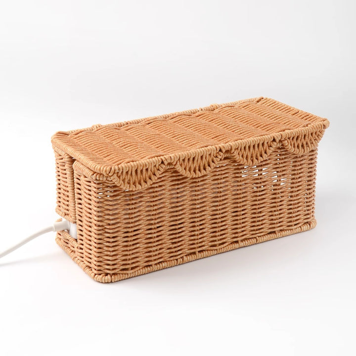 Storage Box Made of Woven Rattan Bowlift