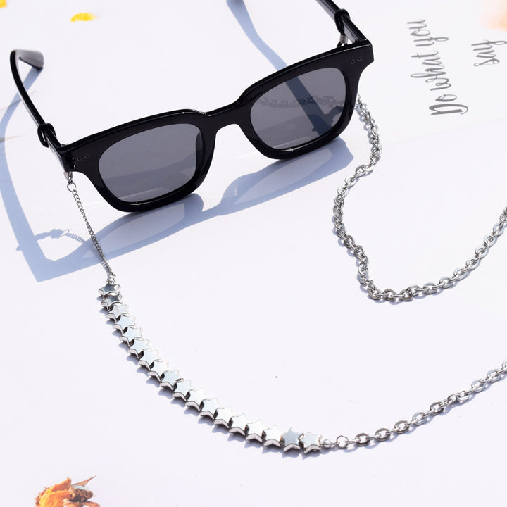 Star-Accented Eyewear Chain Bowlift
