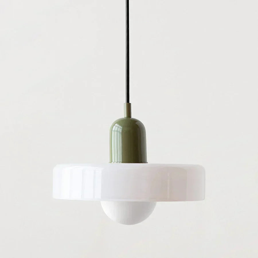 Scandinavian Pendant Light for Living Room and Dining Room – Minimalist Design with AdjustaBowlifte Height – Glass | Bowlift