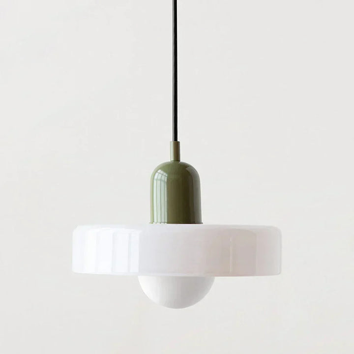 Scandinavian Pendant Light for Living Room and Dining Room – Minimalist Design with AdjustaBowlifte Height – Glass | Bowlift
