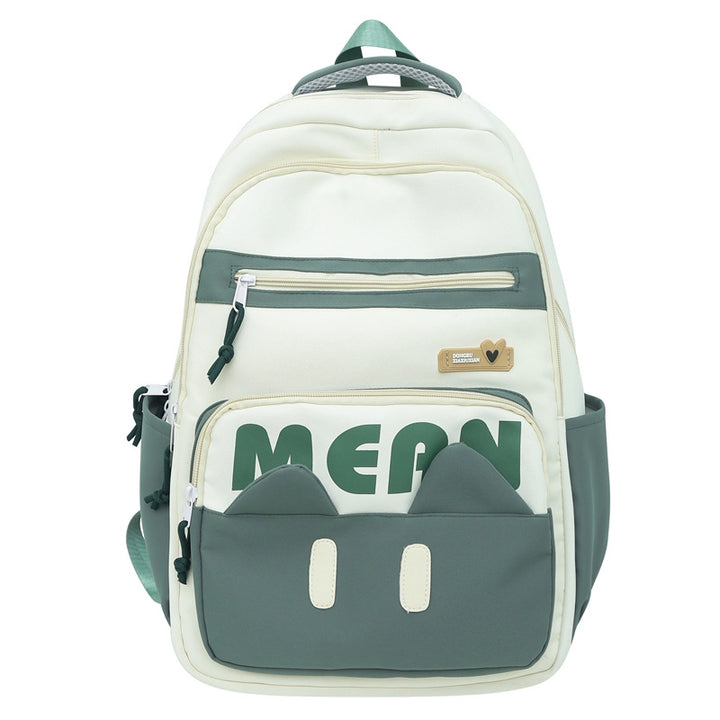 Cute Cat Ears School Backpack Bowlift