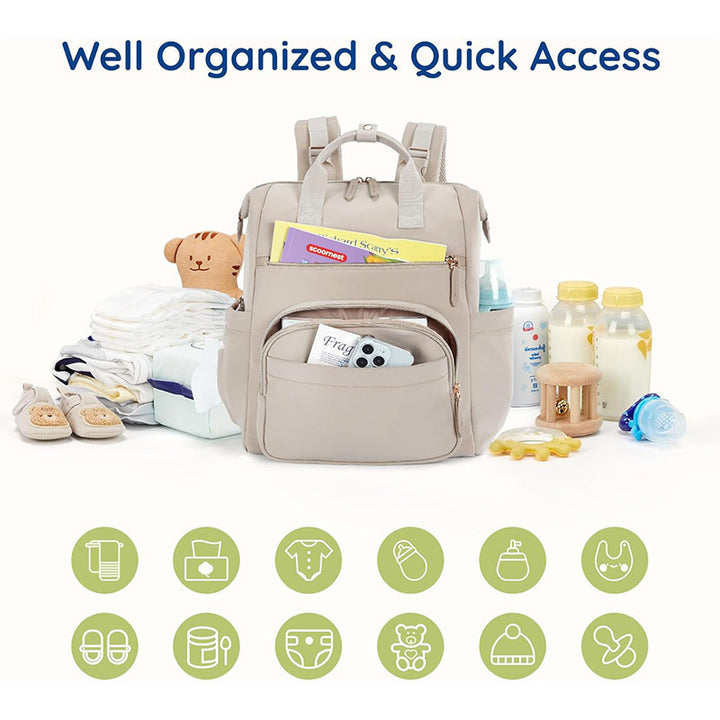 Multifunctional backpack with insulated laptop compartment and practical outer pockets Bowlift