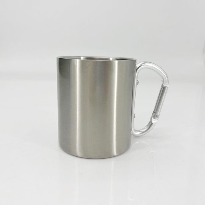 Women High-Quality Stainless Steel Drinking Cup with Carabiner Handle Bowlift