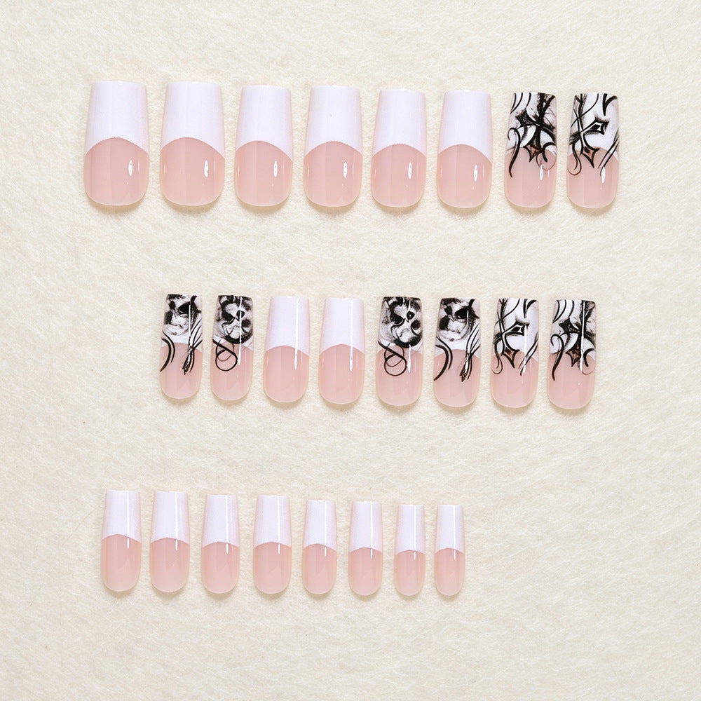 Artistic Skull Nail Art Tips Bowlift
