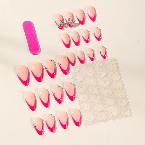 Decorative 3D Butterfly Nail Art Extensions Bowlift