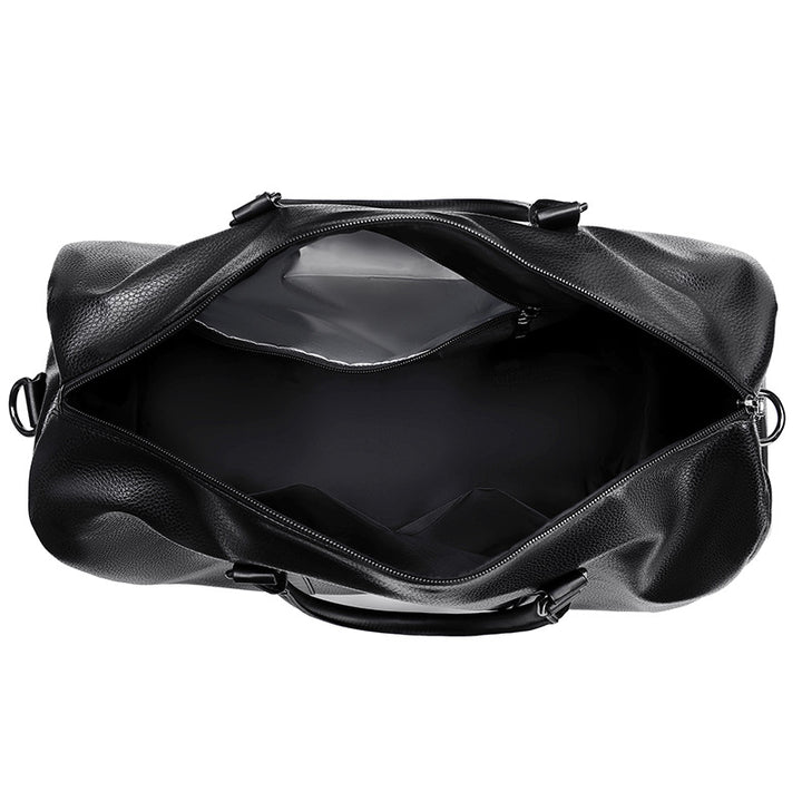 Elegant Leather Weekender Bag Bowlift