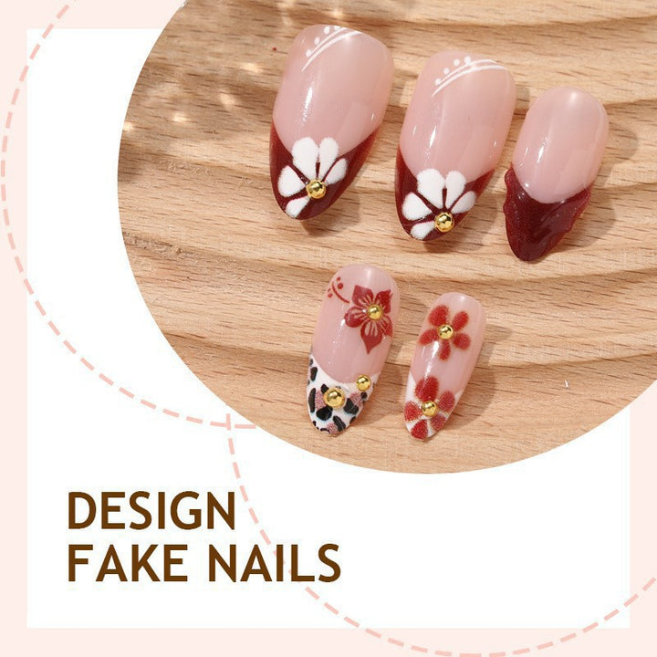 Creative Nail Art Set with Floral and Animal Designs Bowlift