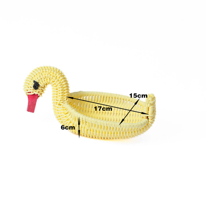 Decorative Wicker Duck Bowlift
