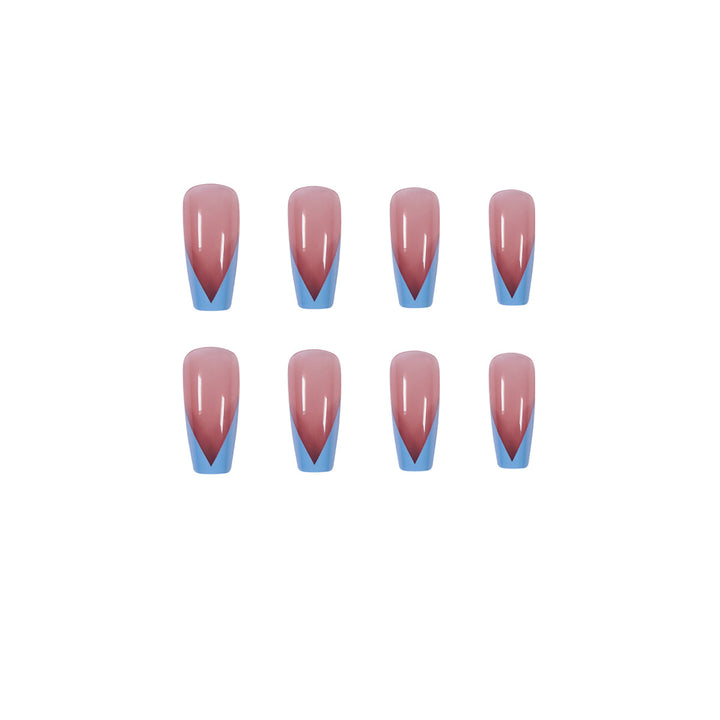 Artistic Stiletto Nails with Ombre Design Bowlift