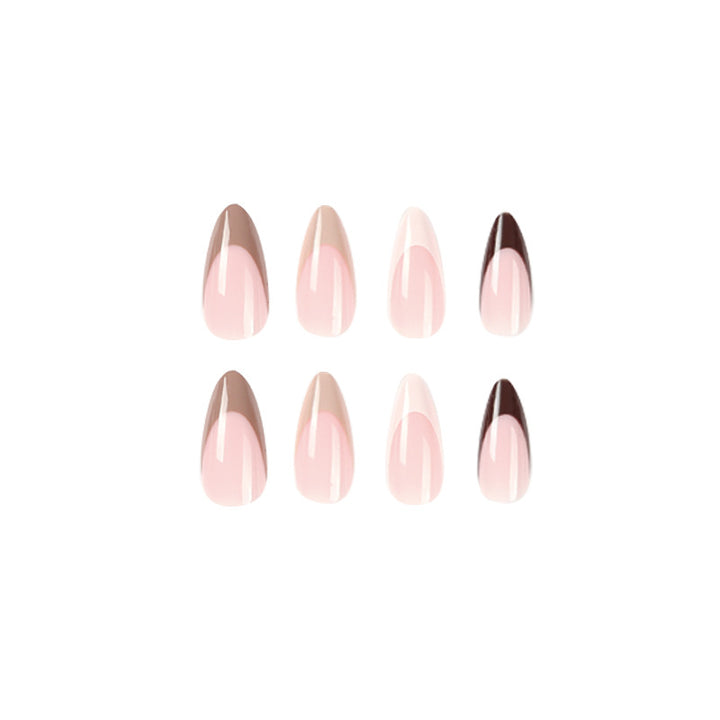 Artful gel nails with elegant gradient and fashionable accent Bowlift