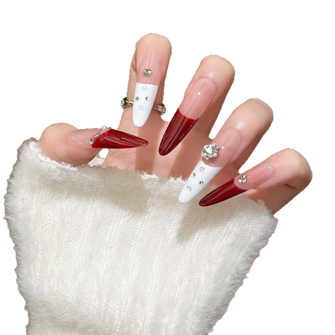 Luxury Stiletto Press-On Nail Design Bowlift