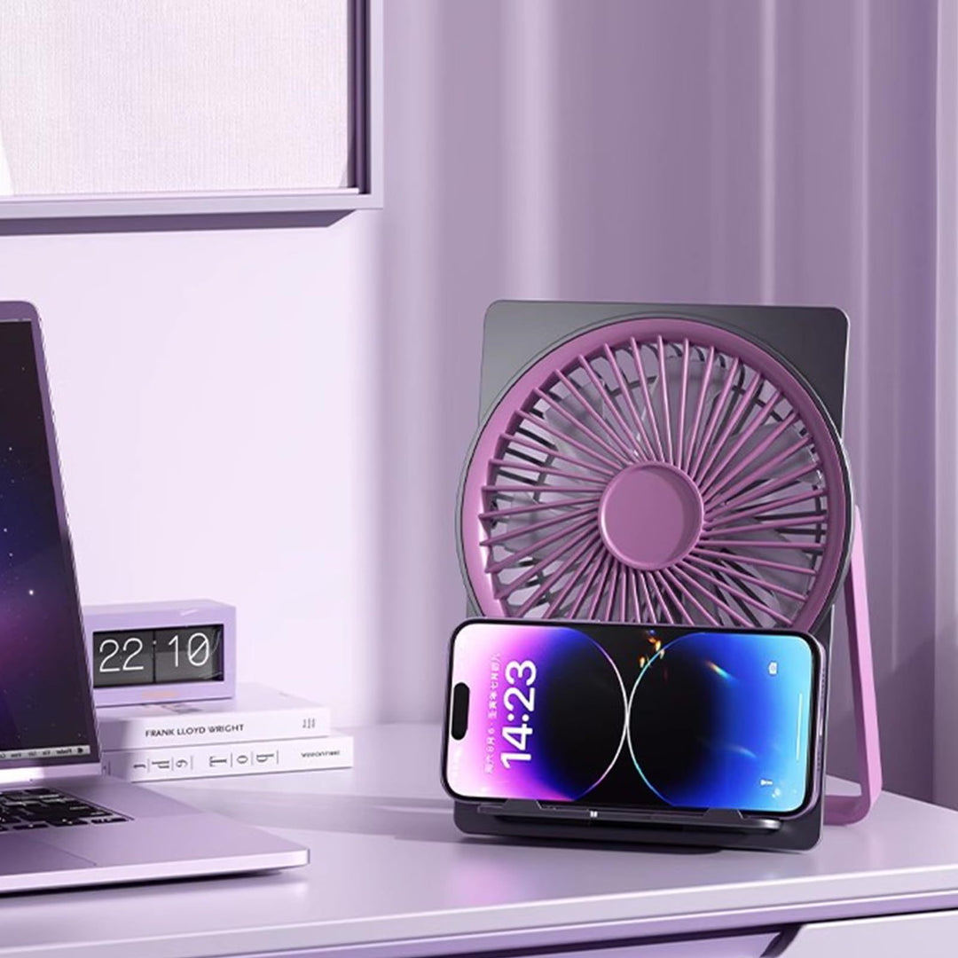 Unisex Portable USB Fan with Flexible Tilt Bowlift