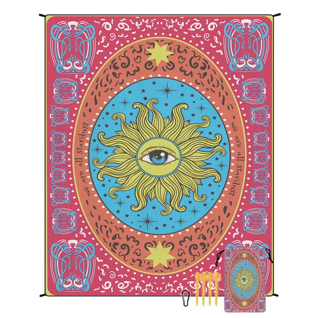 Geometric Print Tapestry Bowlift