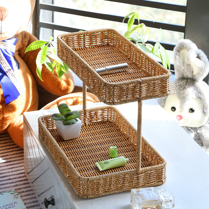 Unisex two-level storage basket Bowlift