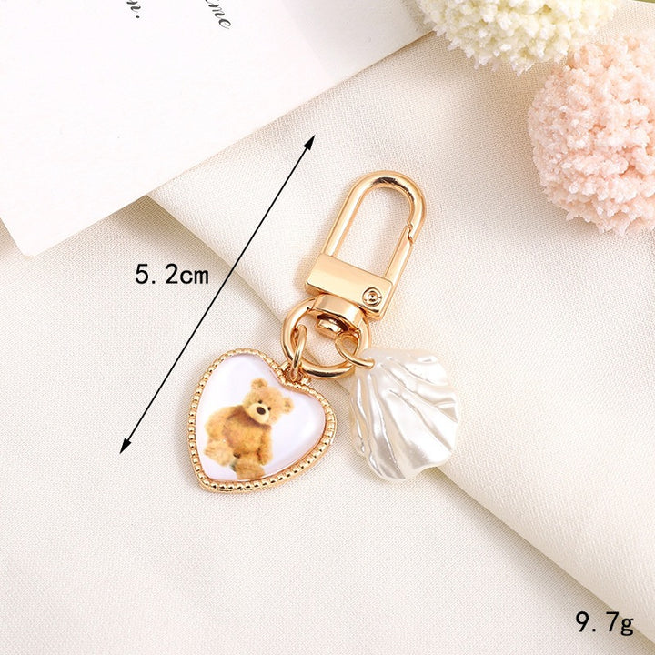 Playful keychain with teddy bear motif Bowlift