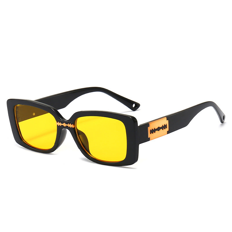 Elegant Look Retro Square Frame Sunglasses