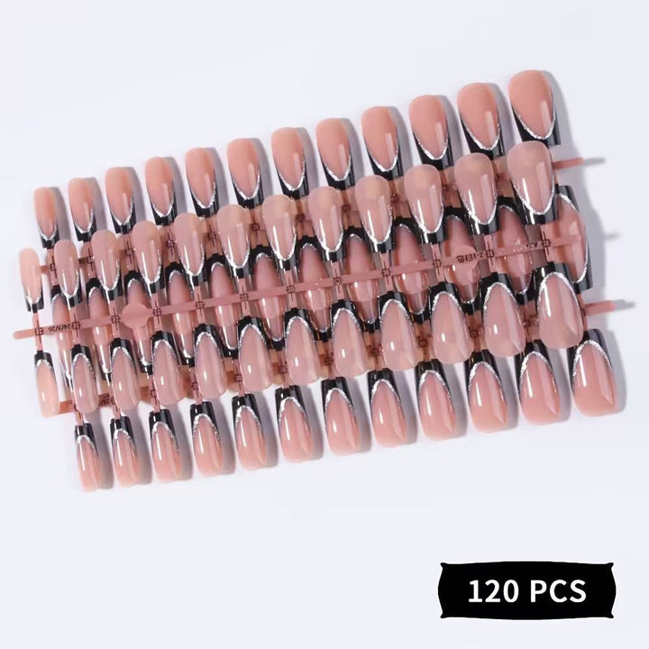Premium Glossy Press-On Nail Set Bowlift