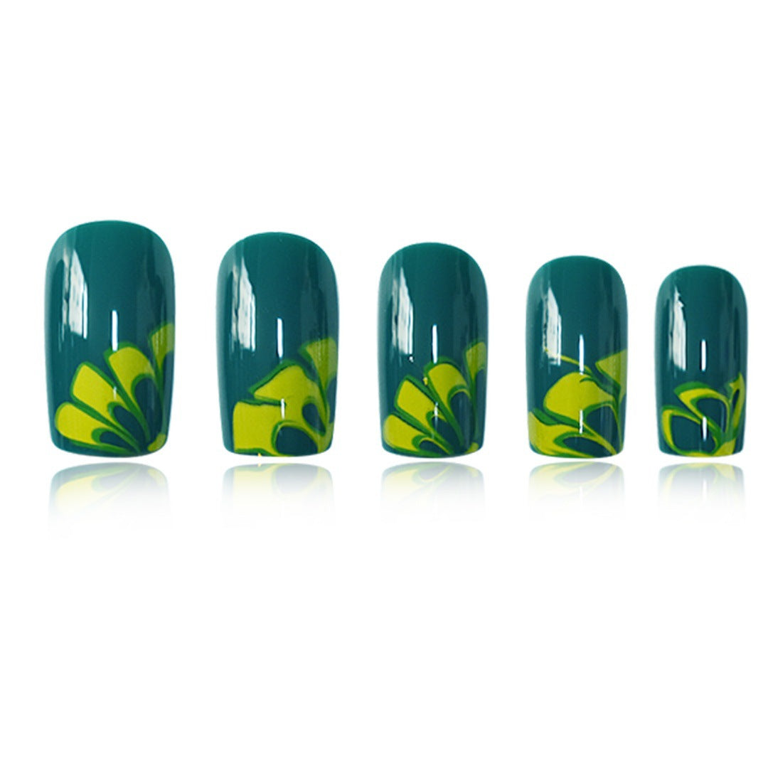 Artistic Watercolor Nail Art Bowlift