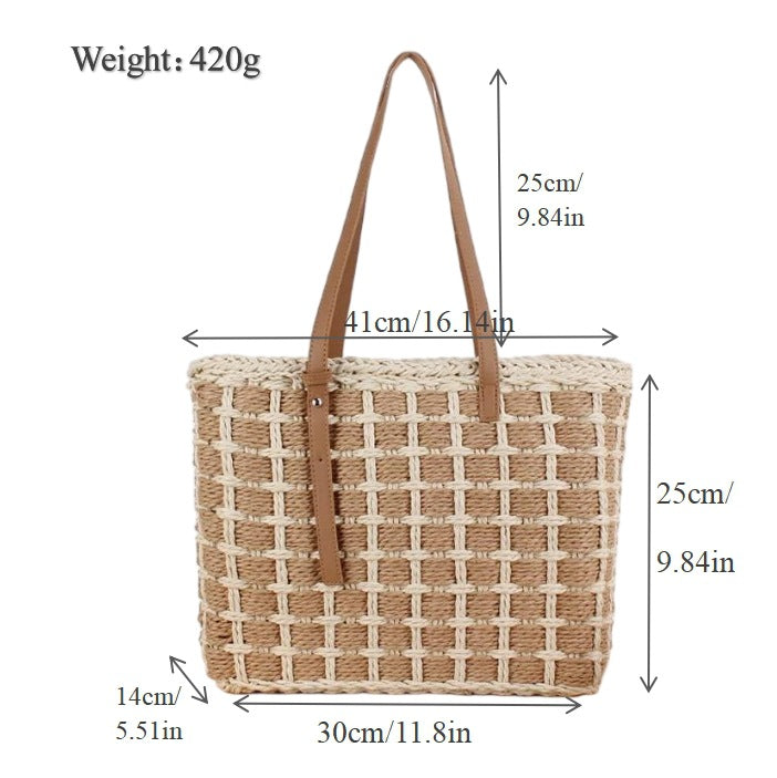 Handwoven basket bag Bowlift