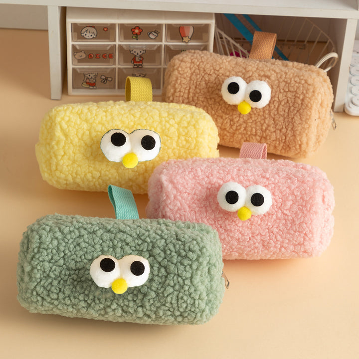 Plush Animal-Themed Pencil Case Bowlift