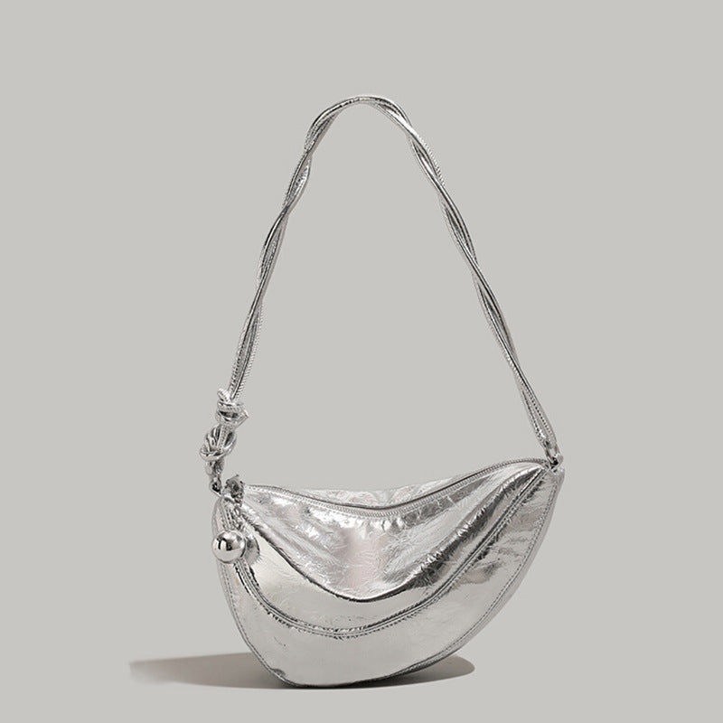 Metallic Fashionable Shoulder Bag Bowlift
