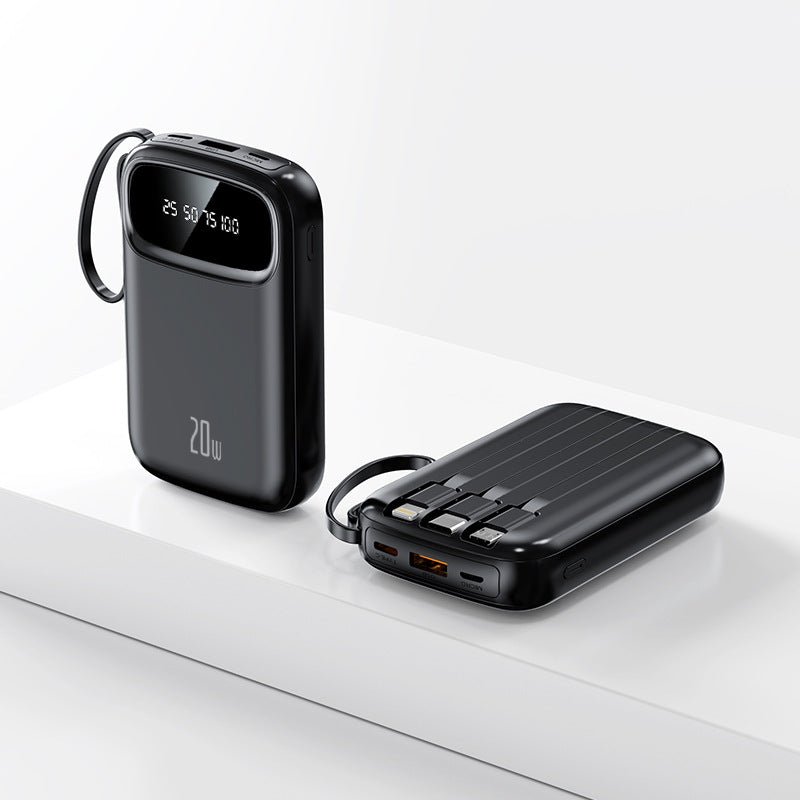 High-performance power bank with integrated charging adapter Bowlift