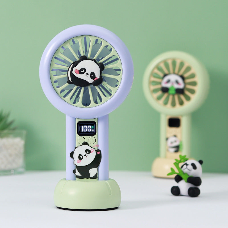 Unisex Portable Mini Fan with LED Display Bowlift
