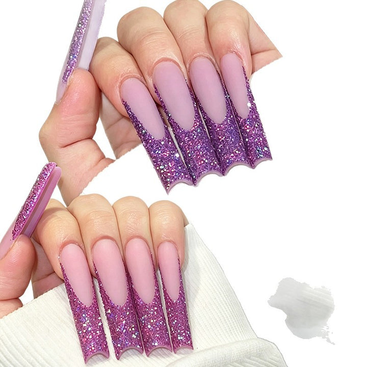 Glitter Ombre Press-On Nail Set Bowlift