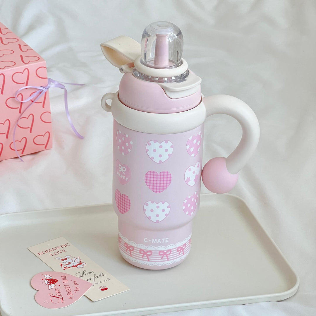Women Insulated Drinking Bottle with Creative Components Bowlift