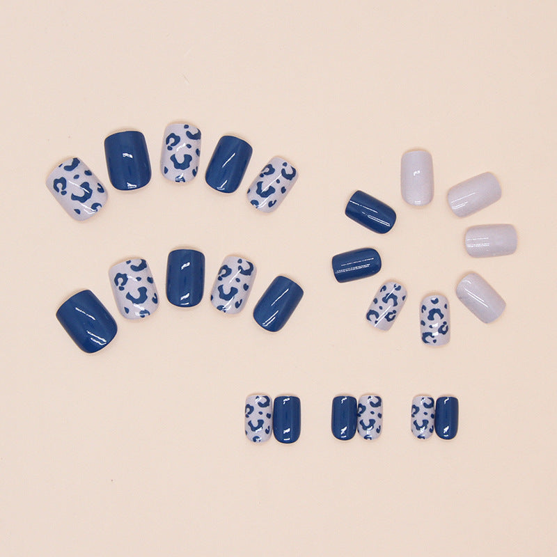 Artistic Leopard Print Nail Art Tips Bowlift