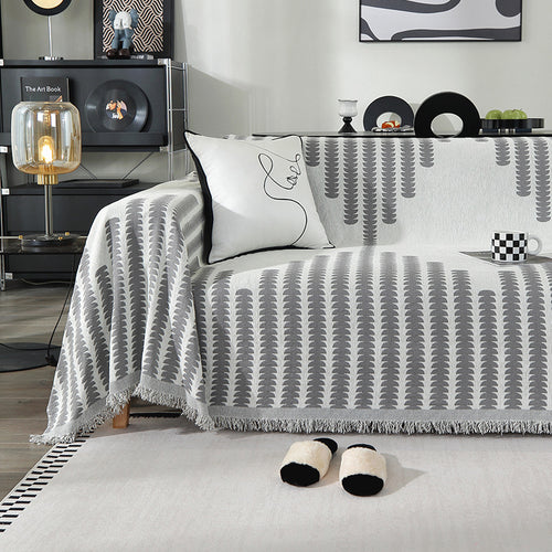Decorative Fringe Throw Blanket