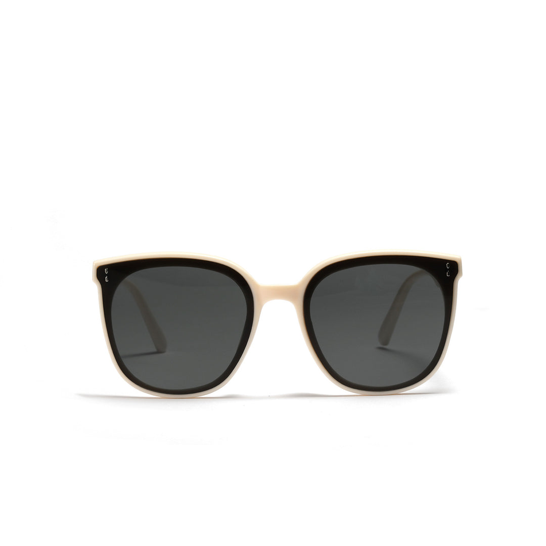 Women’s fashionable square sunglasses with high-quality transparent frame Bowlift