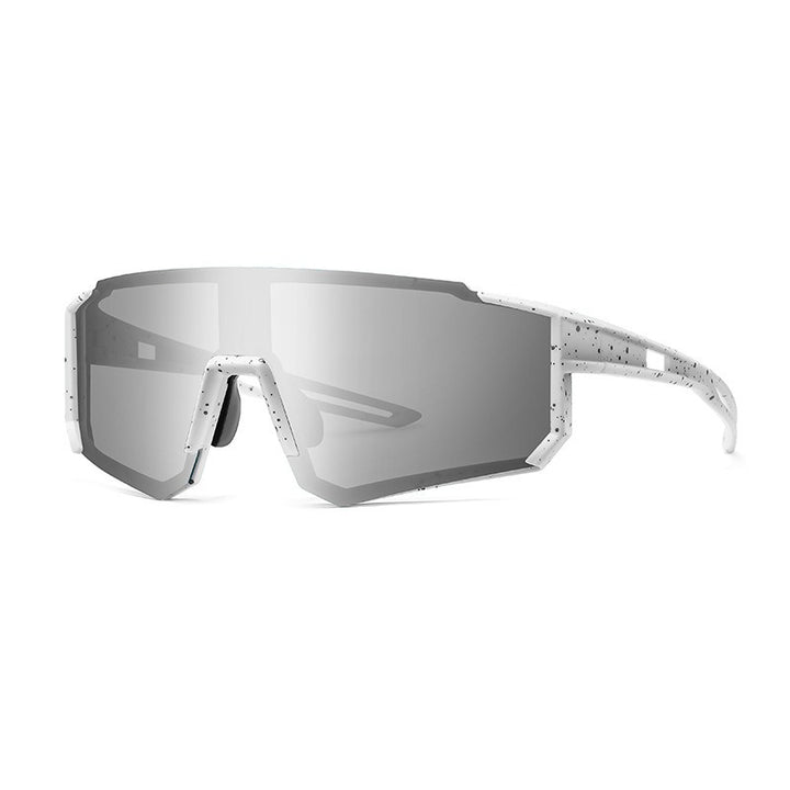 Unisex nan sporty visor sunglasses with polarized shatterproof polycarbonate lenses Bowlift
