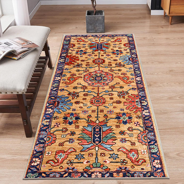 Vintage-Inspired Geometric Area Rug