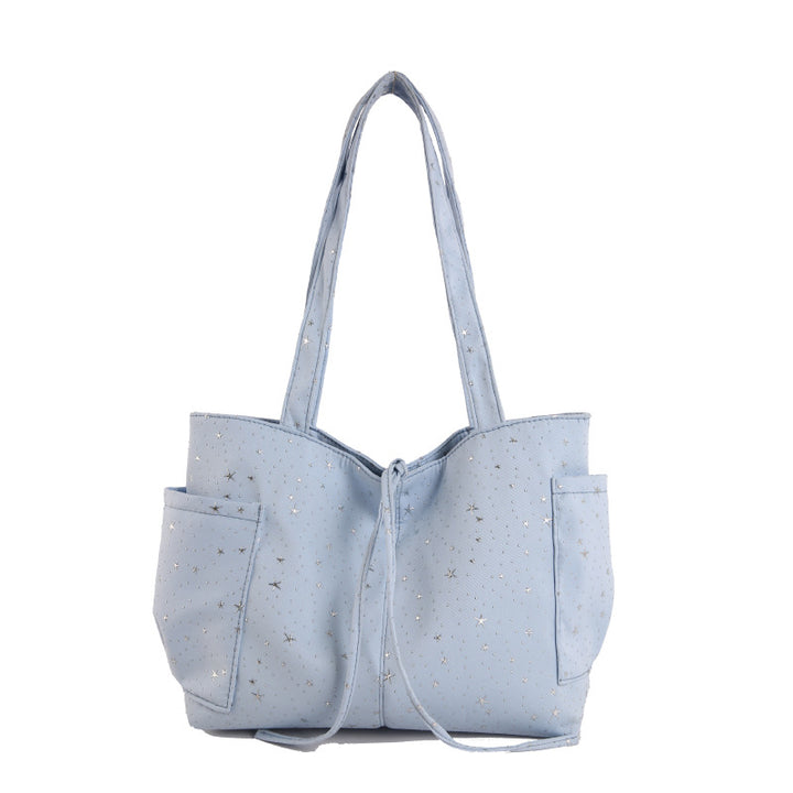 WoStar-Patterned Canvas Tote Bag Bowlift