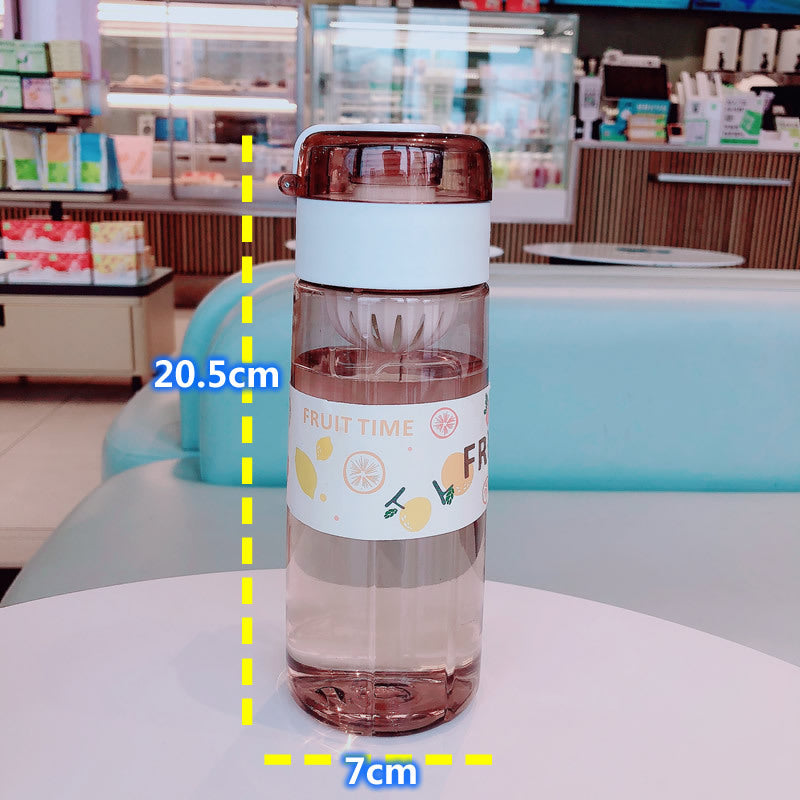 Women's reusable infuser bottle with fruity design Bowlift
