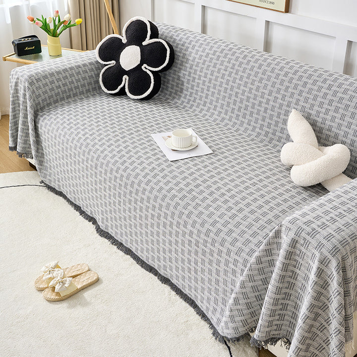Stylish Woven Sofa Throw Blanket