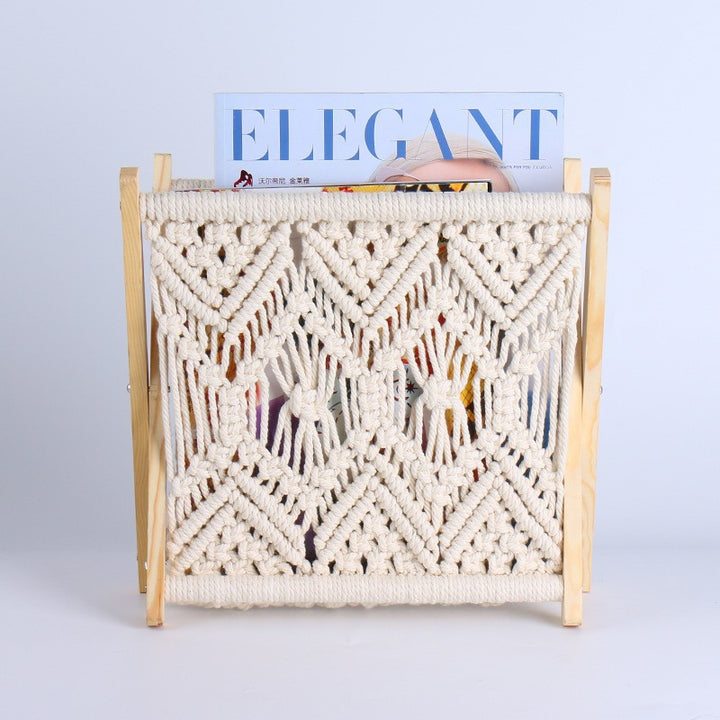 Macrame Magazine Rack Bowlift