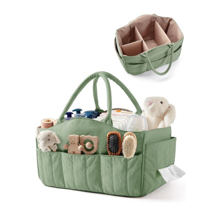 Diaper bag with multifunctional organizer Bowlift