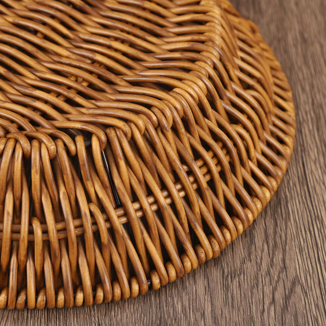 Decorative Wicker Storage Bowl Bowlift