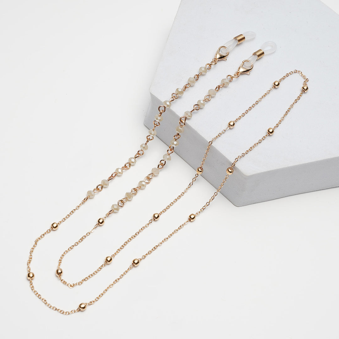 Premium Pearl-Embellished Eyewear Chain Bowlift