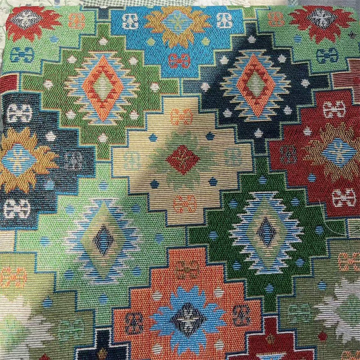 Geometric Patterned Decorative Tapestry