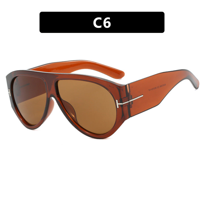 Women's fashionable oversized sunglasses in retro style Bowlift